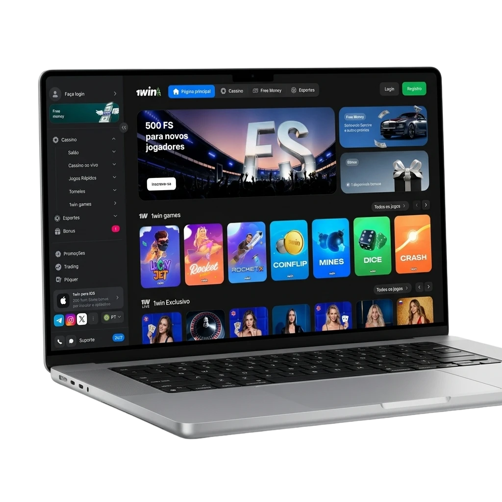 Plataforma 1win de apostas esportivas e cassino online no Brasil com futebol, MMA e roleta ao vivo