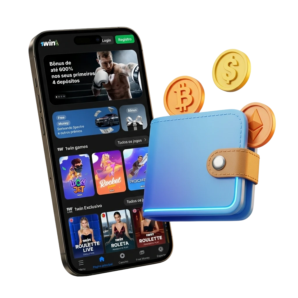 Saques 1win Brasil: Pix, Bitcoin e mais de 17 métodos com mínimo de BRL 5 e máximo de BRL 50.000