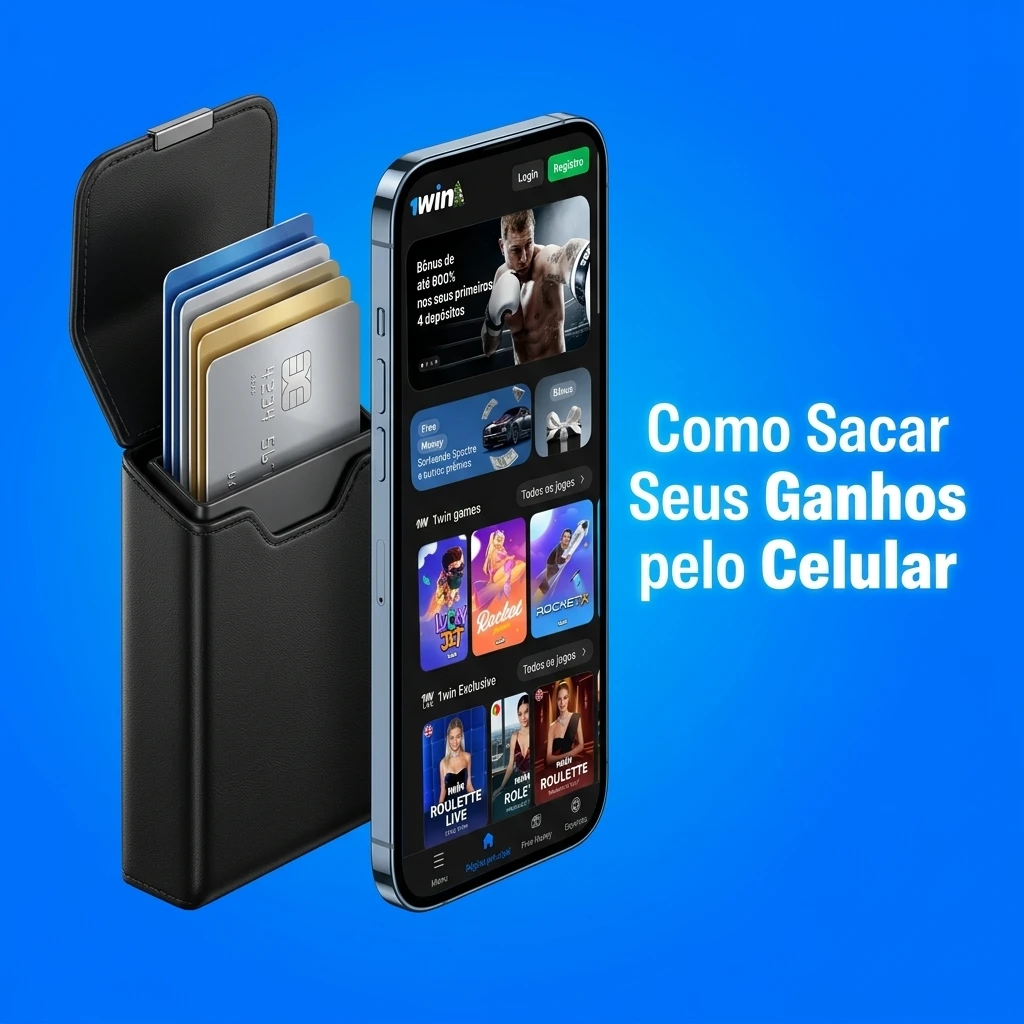 Passo a passo para sacar ganhos pelo celular na 1win via Pix usando o navegador mobile