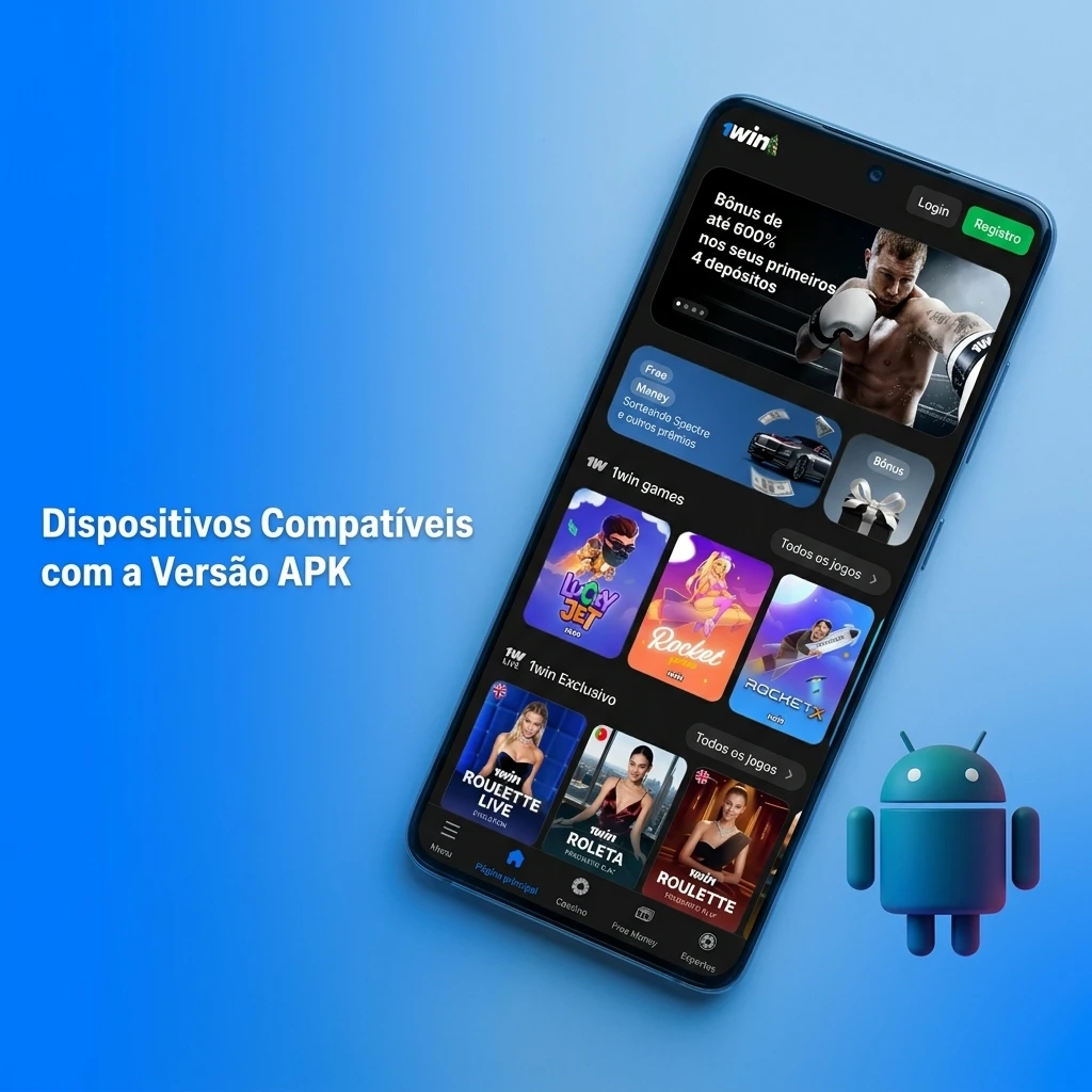 Tabela de dispositivos Android compatíveis com APK 1win, incluindo Samsung, Sony, Huawei, Xiaomi e outros