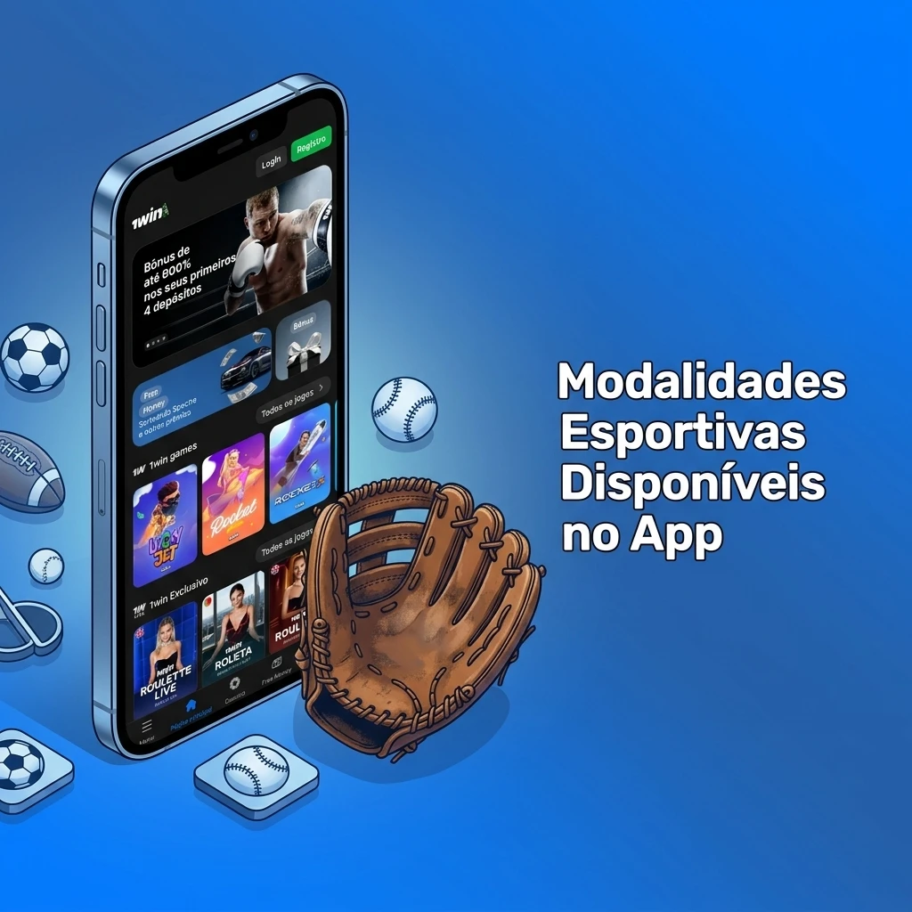 Modalidades esportivas no app 1win: futebol, basquete, tênis, MMA, boxe, e-sports e mais
