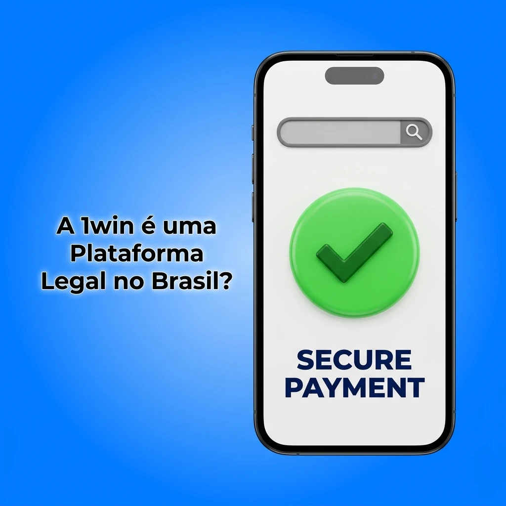 Logo da 1win com texto sobre licença Curaçao eGaming e regulamentação de apostas no Brasil