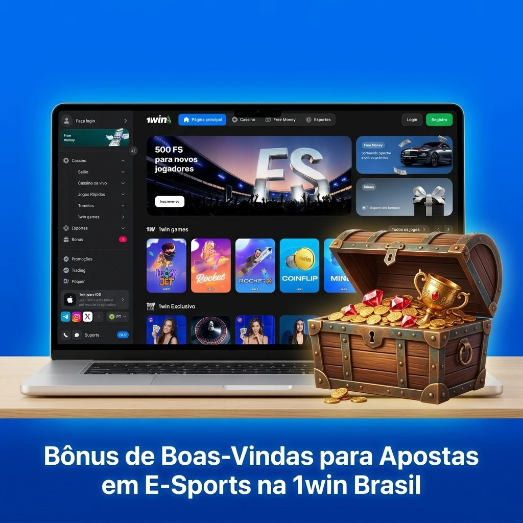 Bônus de boas-vindas 1win Brasil para e-sports: até 150% nos depósitos e free spins progressivos