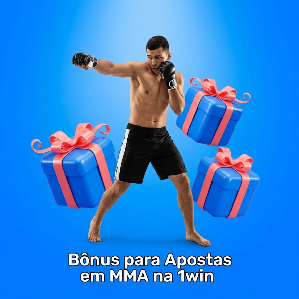 Bônus de boas-vindas 1win para apostas em MMA com requisitos de rollover e odds mínimas
