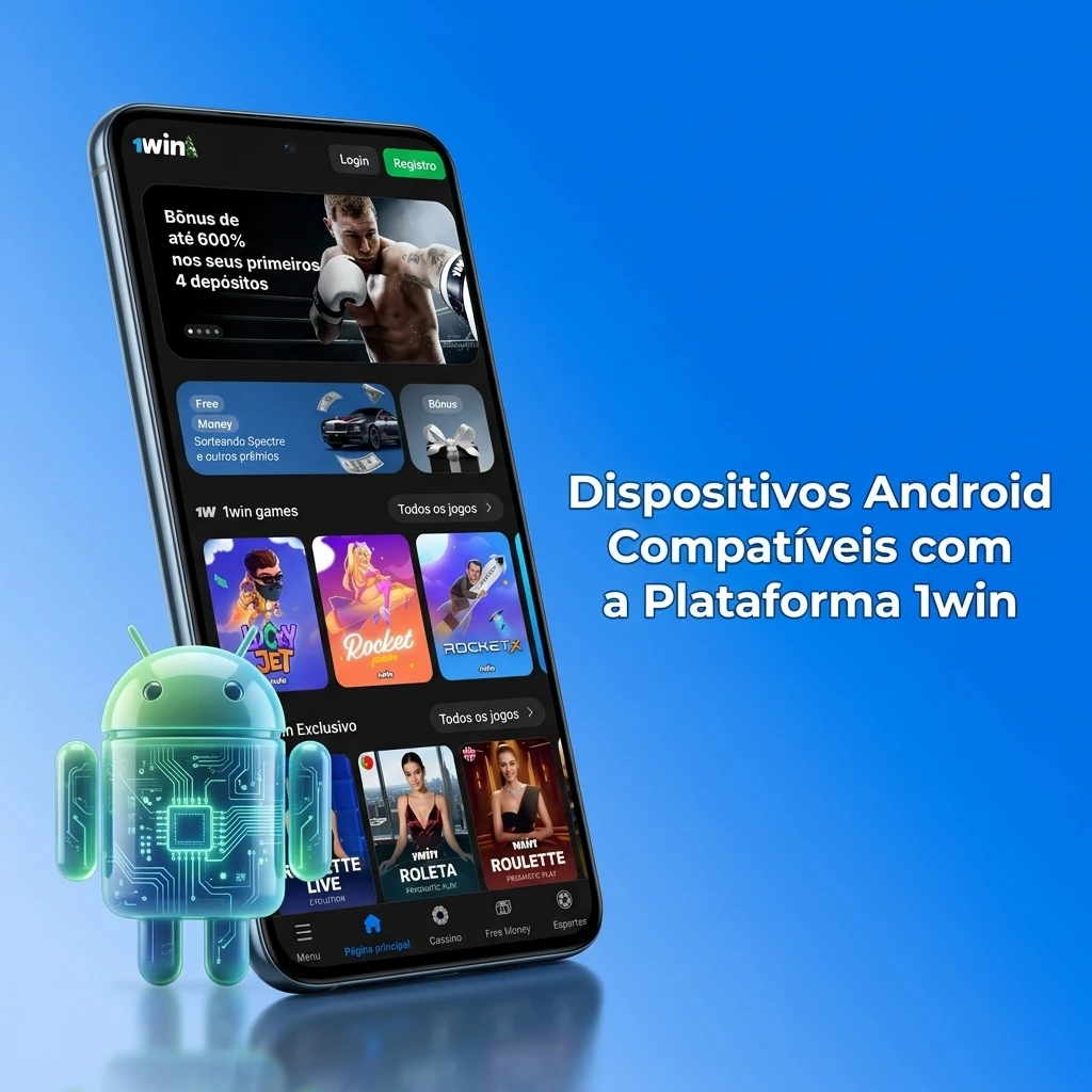 Dispositivos Android compatíveis com 1win: Samsung, Xiaomi, Motorola, Realme, OnePlus, LG e Google Pixel