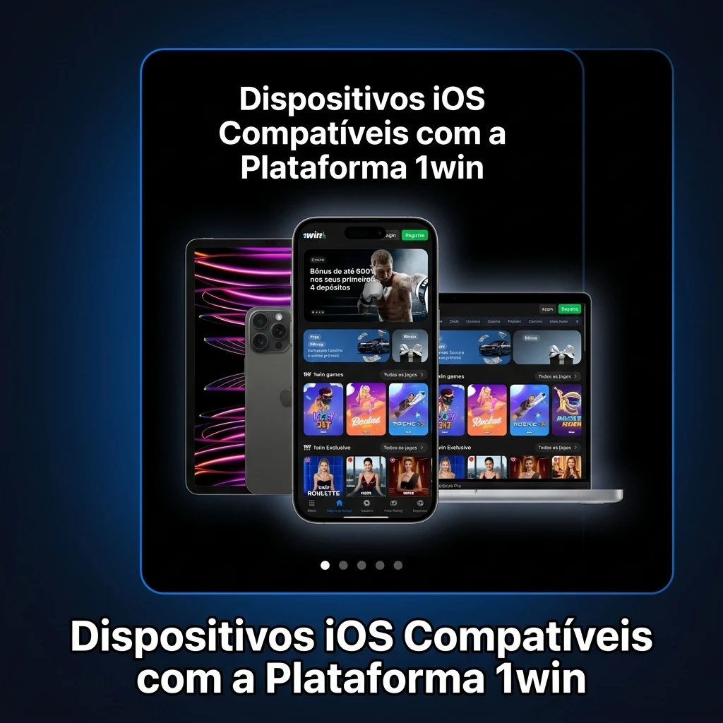 Dispositivos iOS compatíveis com a plataforma 1win: iPhones, iPads e iPod Touch suportados pelo app PWA