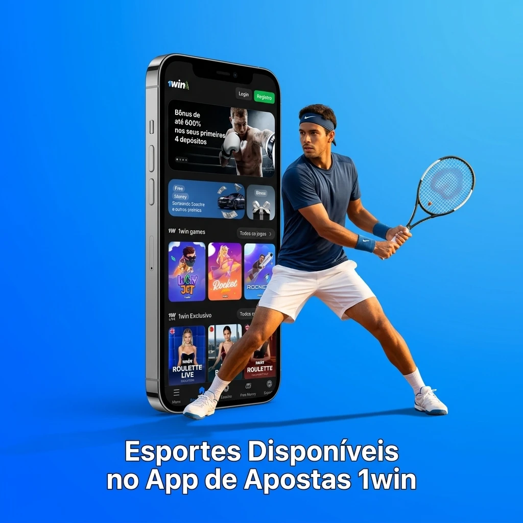 Esportes disponíveis no app 1win: futebol, basquete, tênis, eSports e mais modalidades para apostas ao vivo