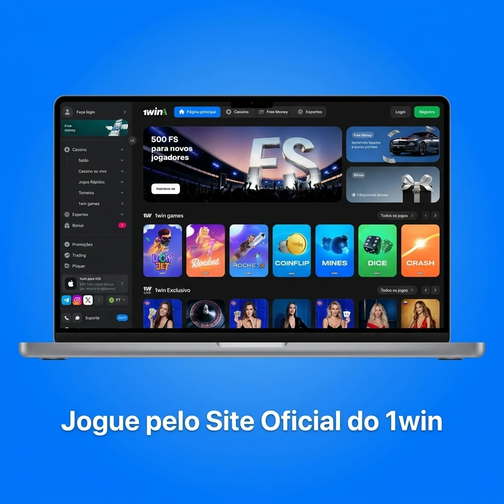 Acesse o site oficial do 1win pelo navegador sem precisar instalar nada e aproveite apostas e cassino online