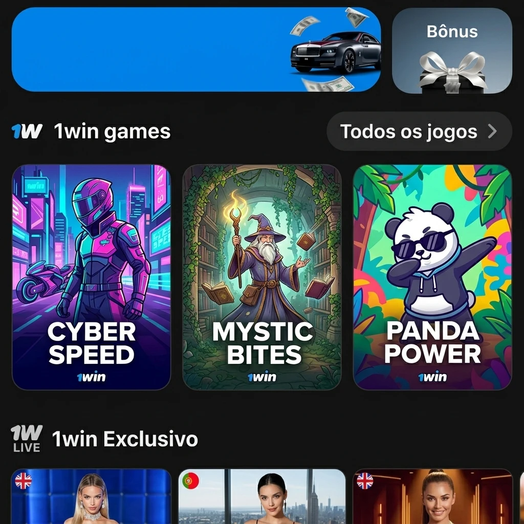 Principais diferenciais do app móvel da 1win: Pix, bônus de 500%, cassino, apostas ao vivo e suporte 24/7