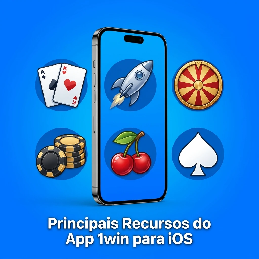Recursos do app 1win para iOS: PIX, bônus de até 500%, cassino ao vivo e slots para jogadores brasileiros