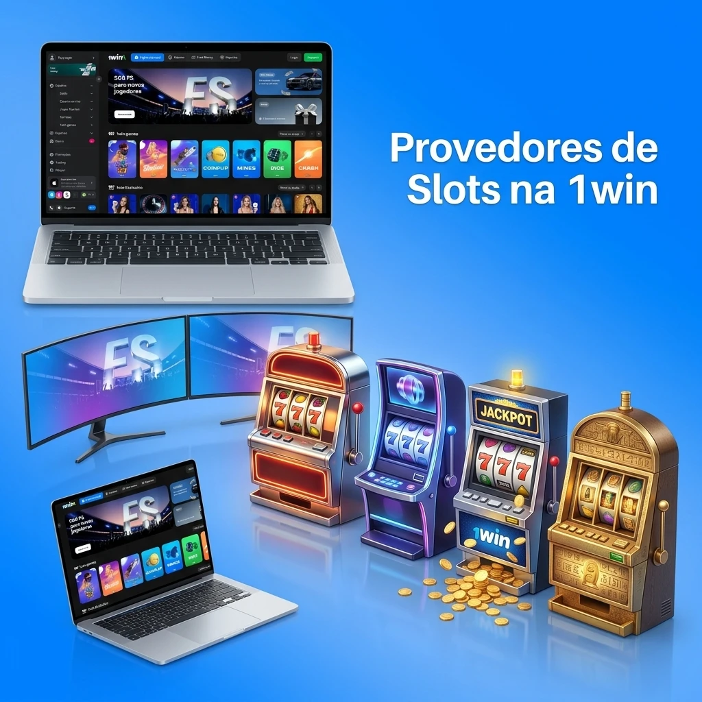 Logos dos principais provedores de slots da 1win, incluindo Pragmatic Play, NetEnt e Evolution Gaming