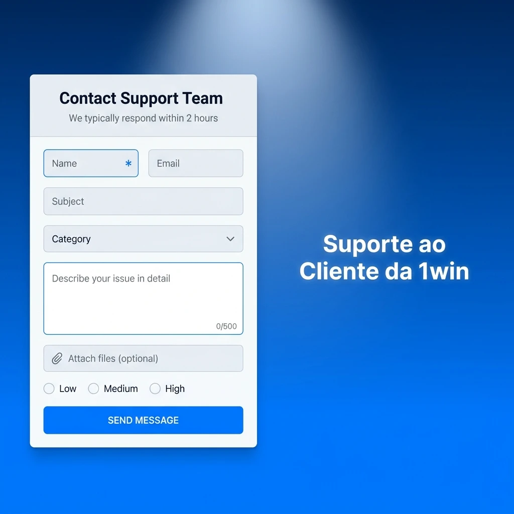 Canais de suporte ao cliente da 1win: chat ao vivo, e-mail, redes sociais e FAQ disponíveis 24/7